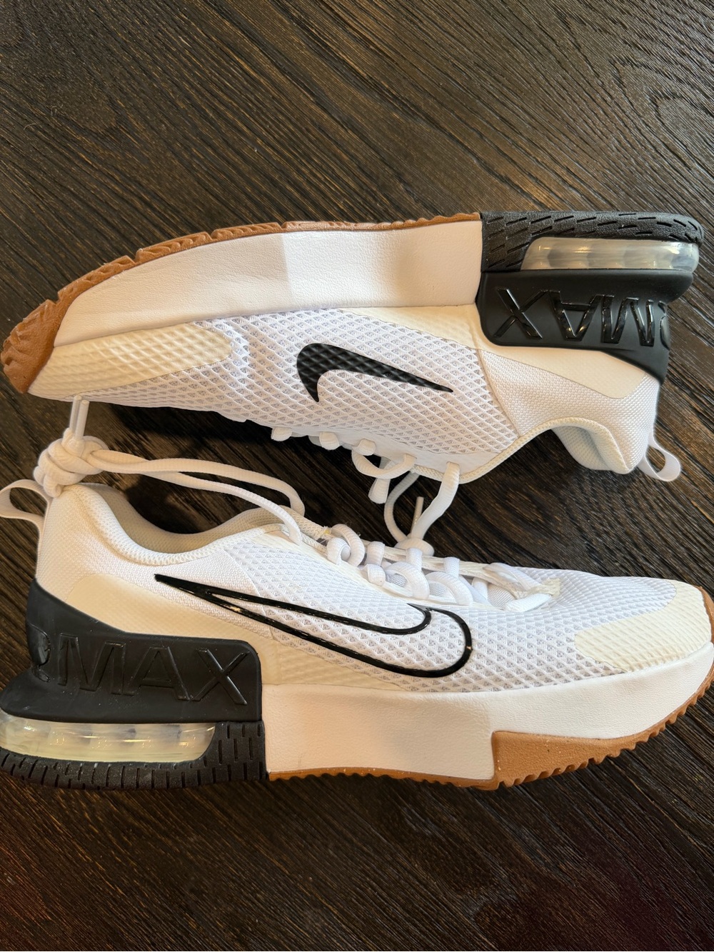 Nike Air Max Alpha Trainer 6 Workout Shoes White Black Men's | Size 11.5
